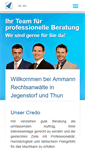 Mobile Screenshot of ammann-rechtsanwaelte.com