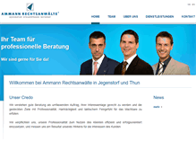 Tablet Screenshot of ammann-rechtsanwaelte.com